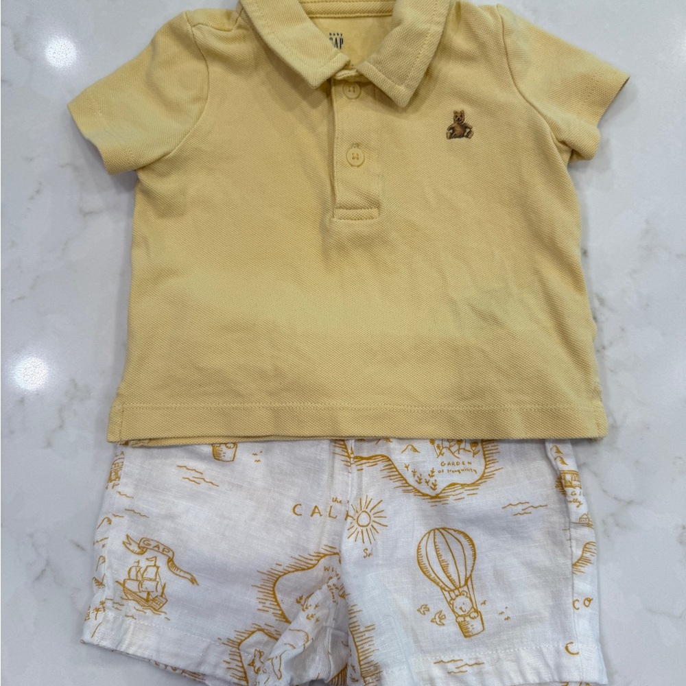 GAP Baby polo and short outfits